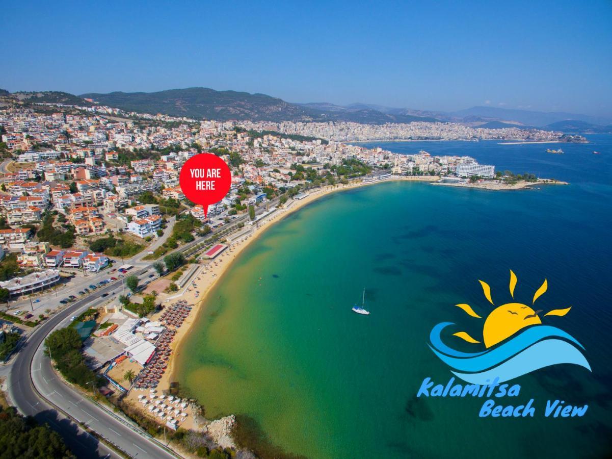 Kalamitsa Beach View Kavala Exteriör bild
