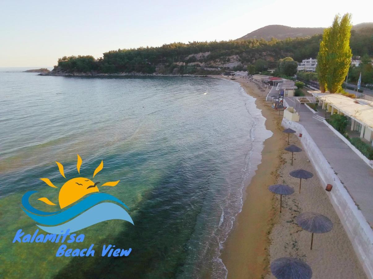 Kalamitsa Beach View Kavala Exteriör bild