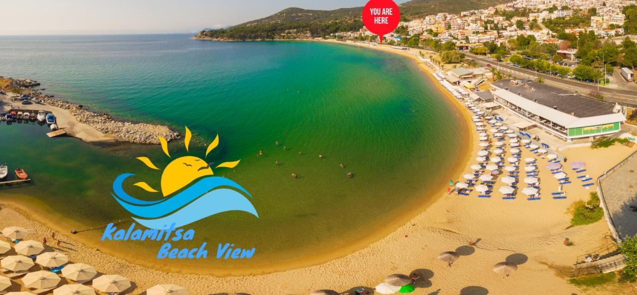 Kalamitsa Beach View Kavala Exteriör bild